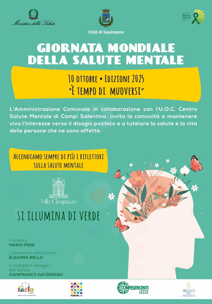 giornata Mondiale salute mentale